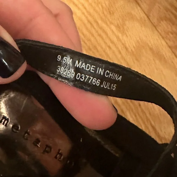 Women’s black tall heels size 9.5 - Picture 5 of 11